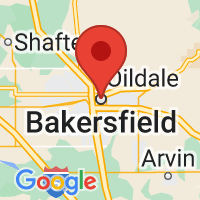 Map of Bakersfield, CA